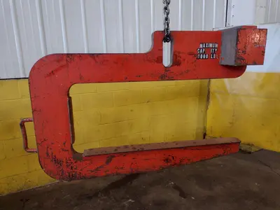 10,000 LBS 5 TON X 48" BUSHMAN C HOOK COIL LIFTER: STOCK 17144