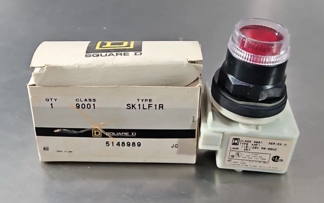 Square D 9001 SK1LF1R PUSHBUTTON. Loc4E-18