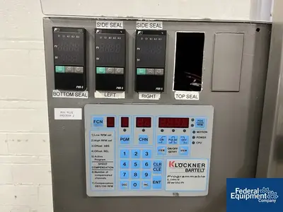 USED Klockner Bartelt Klockner Bartelt Horizontal Form Fill and Seal Unit, Type Packager
