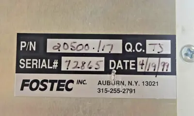 USED Fostec 456456546