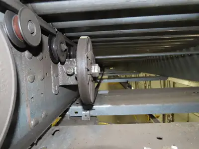 Automotion 30"x 24' V-Belt End Drive Skew Bed Roller Conveyor 3/4Hp 460V 170FPM