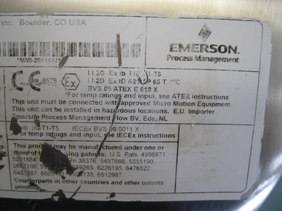 USED Micro Motion CMFS010M313N2BAECZZ