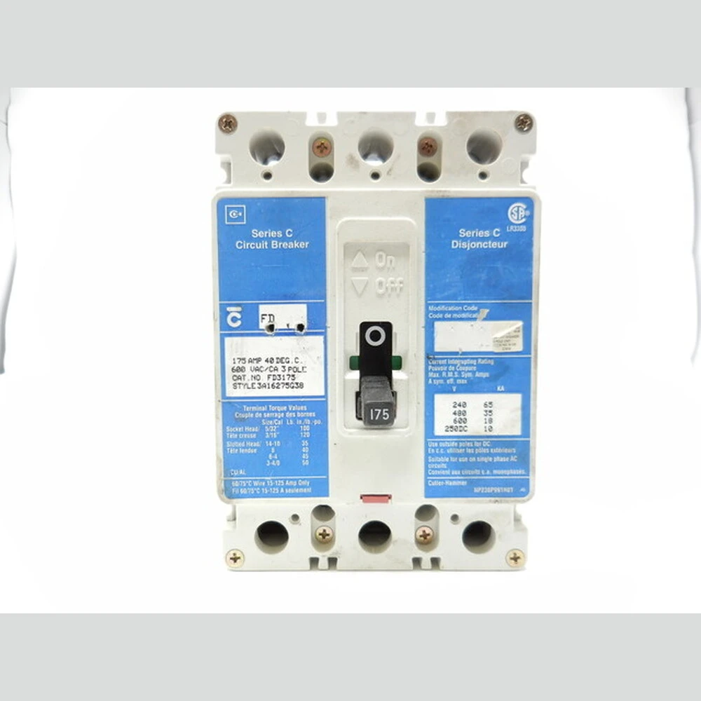 Cutler Hammer 175 Amp Breaker