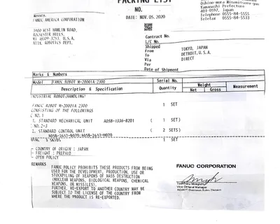 2020 Fanuc Robotics M-2000iA-2300 Robots | Murphy Machinery (5)