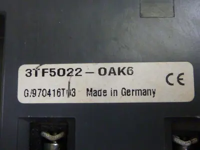 USED SIEMENS 3TF5022-OAK6