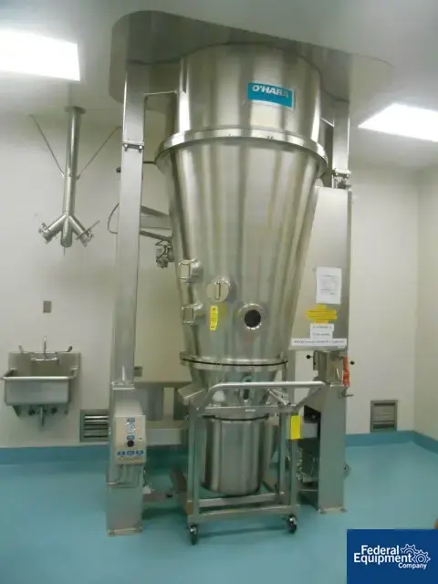 Used O'HARA O'Hara Fluid Bed Dryer Granulator, Model FBDG 30, 316L S/S Fluid Bed Dryers Ohio US | Federal Equipment Company #127853