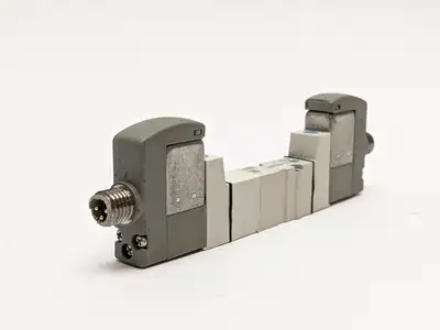 SYJ3430-5WO | SMC  Base Mount Double Solenoid Valve - Used