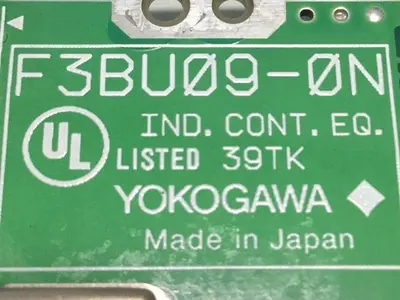 USED YOKOGAWA F3BU09-0N