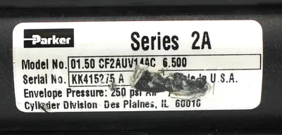 USED PARKER 01.50 CF2AUV14AC