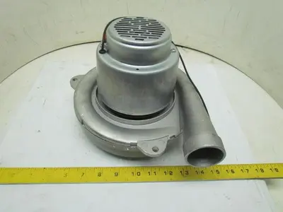Ametek 122207-18 2-Stage 1-Speed Vacuum Motor/Blower Tangential 24VDC 130 CFM