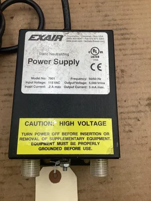 Exair Power Supply 7901 115 VAC 50/60 Hz Static Neutralizing