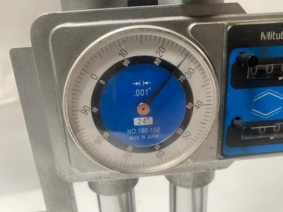 Mitutoyo 192-152 Dial Height Gage, 0-24" Range, .001" Graduation