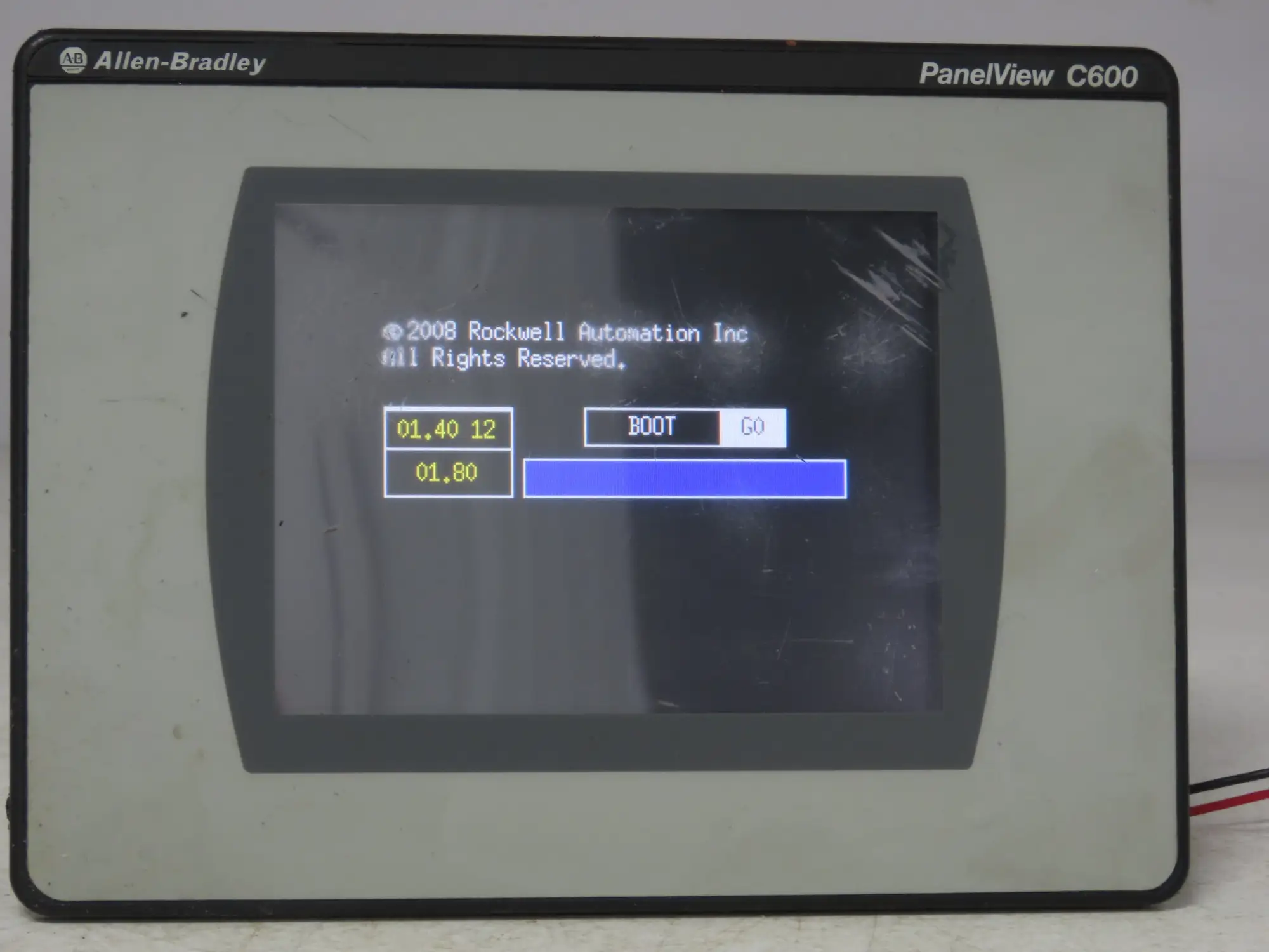 Allen Bradley 2711C  -T6T PanelView 1000 HMI Control Panel Ser A Rev A 24VDC