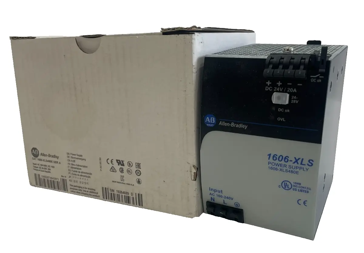 ALLEN BRADLEY 1606-XLS480E POWER SUPPLY SER. A 1606XLS480E NEW, SURPLUS