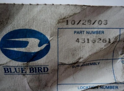 New | in-Stock BLUE-BIRD _UNKNOWN_ Automotive Parts | OCO Industrial #1572569
