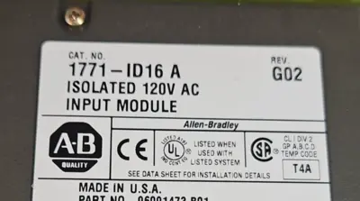 USED Allen-Bradley 1771 ID16A