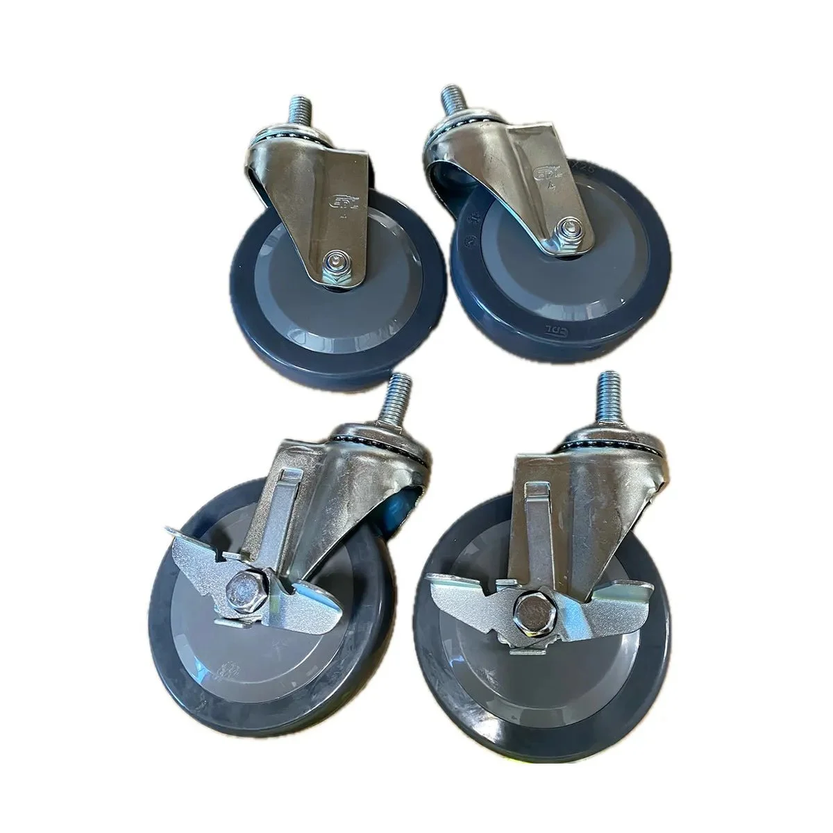 New | in-Stock Atosa New Atosa CSTEA-2-016 Caster Set, 5" H, 1-1/2" Expanding Stem Caster Kit (Set of 4) Casters Illinois US | Falcon Restaurant Supply #1375260