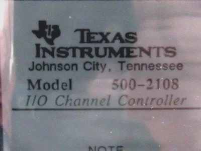 NEW TEXAS INSTRUMENTS 500-2108 CHANNEL CONTROLLER 5002108