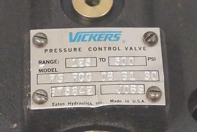 NEW VICKERS F3-RCG-06-B1-30 PRESSURE CONTROL VALVE 675842