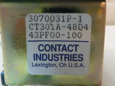 USED CONTACT INDUSTRIES 3070031P-1