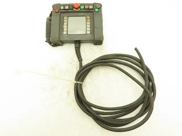 Idec HG2R-SS62BH-MK1260 Robot Teach Pendant Display With E-Stop & Cord *Photos