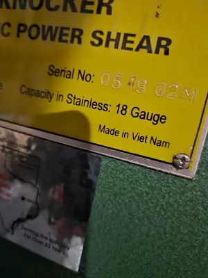 2023 TIN KNOCKER TK 1014 Air Shear Power Squaring Shears (Gauge) | THREE RIVERS MACHINERY (3)