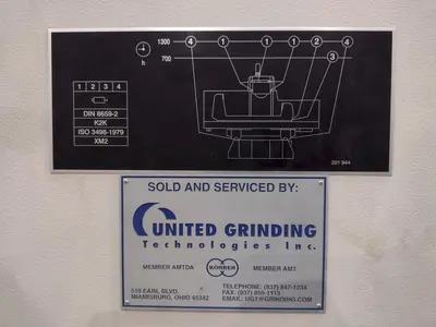 12" X 24" BLOHM 3 AXIS MODEL PRECIMAT 306 CNC SURFACE & PROFILE GRINDER, WITH SINUMERIC / SIEMENS CONTROLS: STOCK #20696