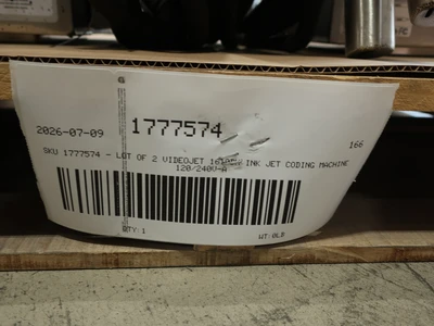 Used VIDEOJET 1610DH 399975-905-01 Miscellaneous Printing & Paper Equipment Ohio US | Aucto #1394568