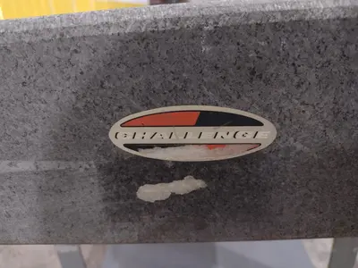 36" X 24" X 5" CHALLENGE GRAY GRANITE SURFACE PLATE ON STAND: STOCK #23417