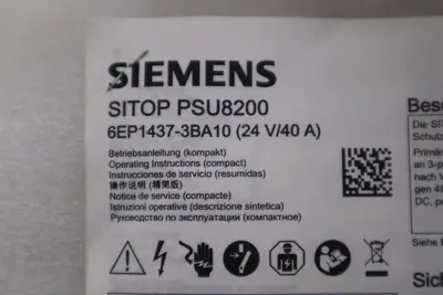 NEW IN BOX SIEMENS SITOP PSU8200 POWER SUPPLY 6EP1437-3BA10 STOCK H271