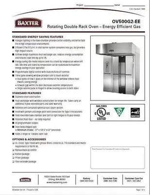USED 2010 BAXTER OV500