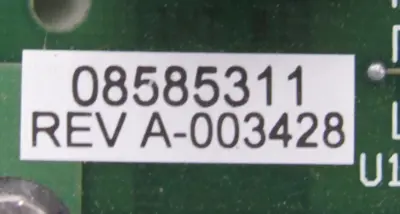 USED HONEYWELL 054431 CONTROL BOARD 08585311