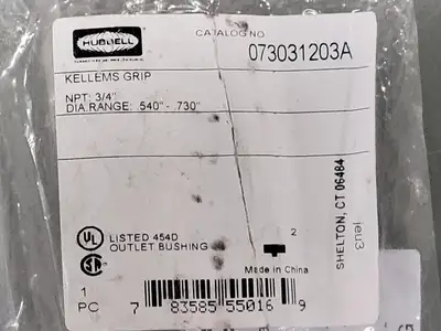 NEW HUBBELL 073031203A