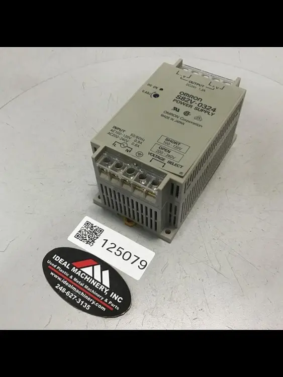 Used OMRON S82V-0324 Power Supplies Michigan US | Ideal Machinery #572376