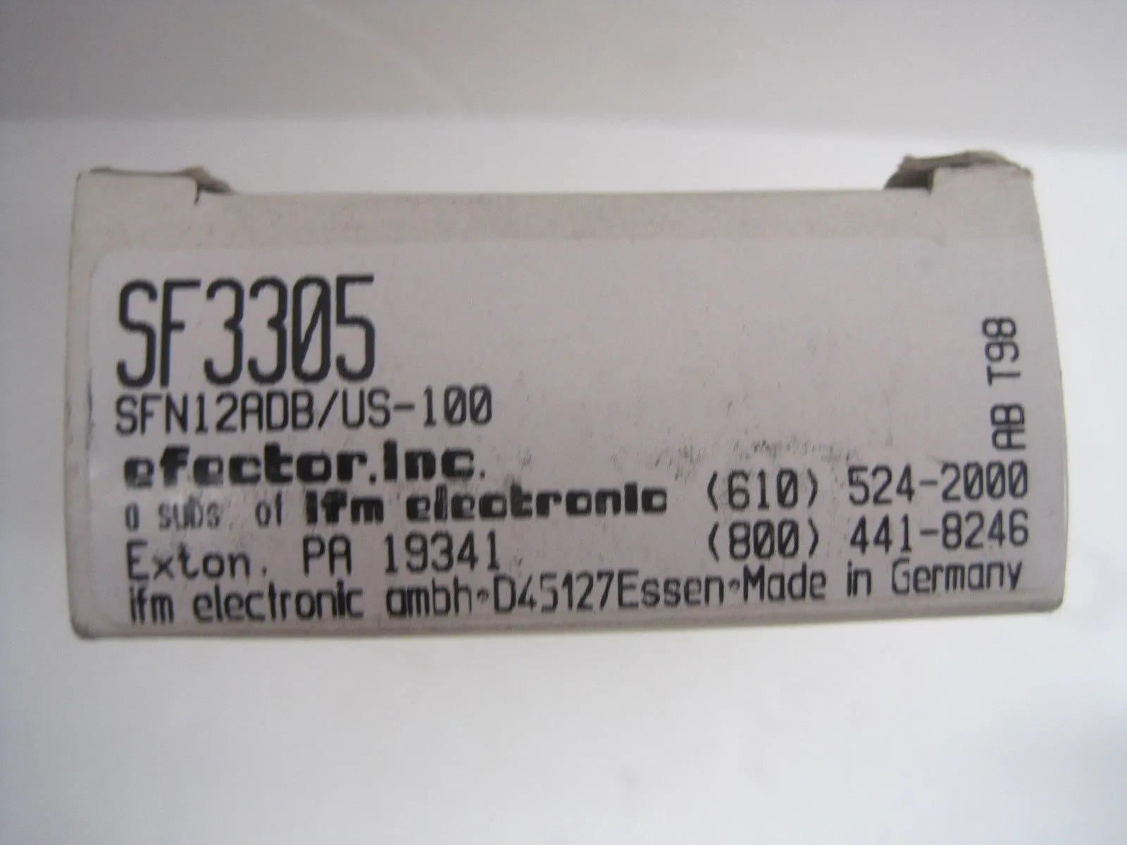 New Efector SF3305