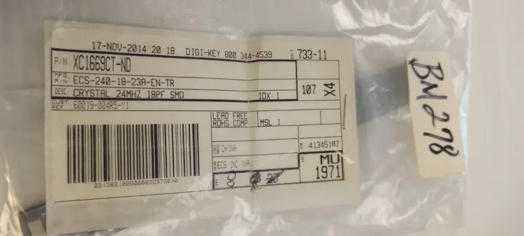 New | in-Stock Crystal XC1669CT Oscilloscopes Arizona US | ASSET CONVERSION SPECIALISTS, INC. #1333443