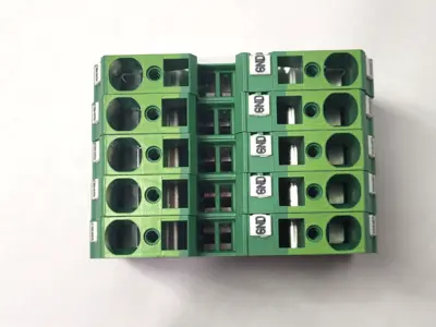 USED WEIDMÜLLER FEED-THROUGH TERMINAL BLOCK 1746770000 LOT OF 5