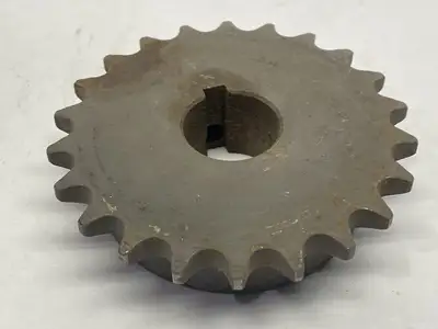 4022X1 | Roller Chain Sprocket 22 Teeth 1" Bore 1/4" Key - Used