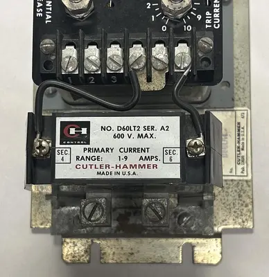 Used CUTLER-HAMMER D60LA1 Miscellaneous Equipment (Electrical & Power) | Surplus Asset Holdings #1202250
