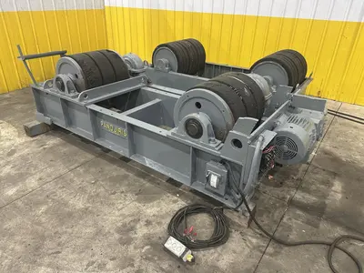 120 TON (240,000 LBS) RANSOME PANDJIRIS POWERED TANK TURNING ROLLS, POWER & IDLER: STOCK #23142