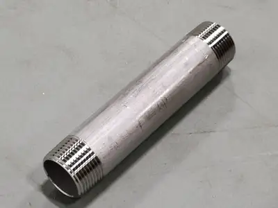 1" x 6" S40 Nipple 304 Stainless Steel (Box of 25)