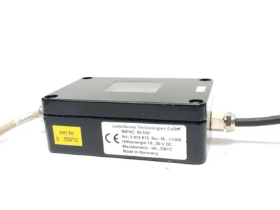 Used LumaSense, LumaSense Technologies 3 874 570, 3874570, IMPAC IN 530 Pyrometers Michigan US | Maverick Industrial Sales #1489862