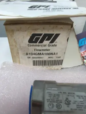 New | in-Stock GPI A104GMA100NA1 Flowmeters Ohio US | Surplus Asset Holdings #1226172