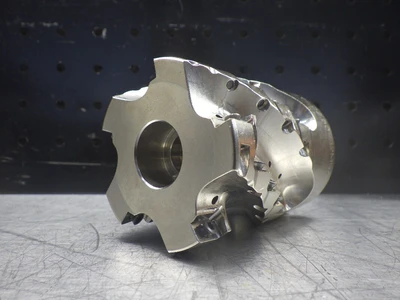 SECO 2.5" 5 Flute Coolant Thru Milling Cutter 1" Arbor R220.69-02.50-12M5AN (LOC3028A)
