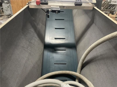 11.5" W x 72" L Valois Portable Elevator Hopper Conveyor