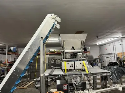 USED WEIGHPACK VERTEK BAGGER 750 & V-5 2 LANE WEIGH FILLER