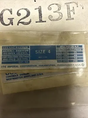 New | in-Stock ITE G213F Misc Electrical & Power Parts Ohio US | Surplus Asset Holdings #1247150