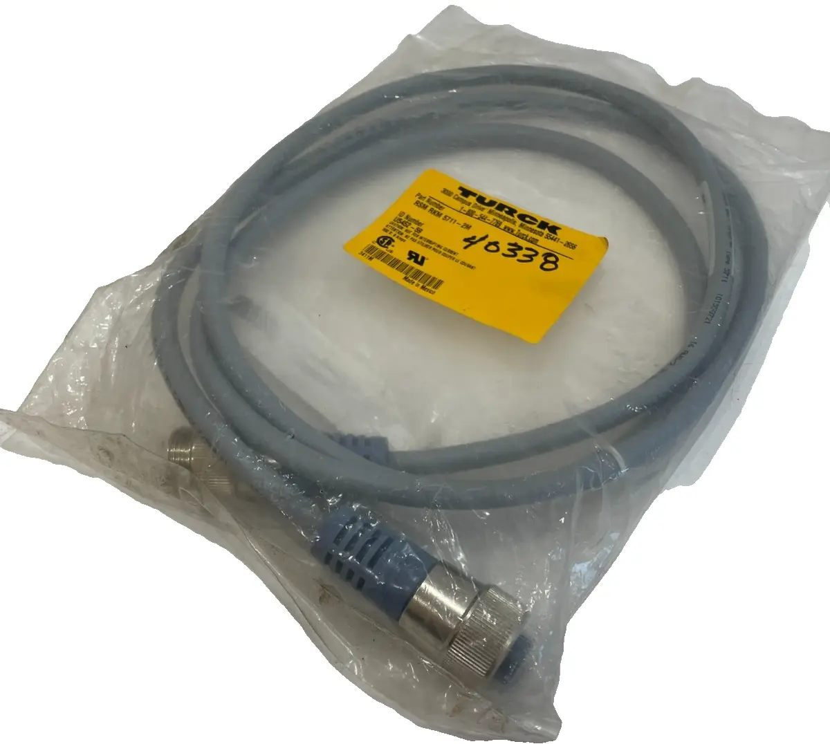 NEW TURCK RSM RKM 5711-2M CORDSET U5452-59 RSMRKM57112M