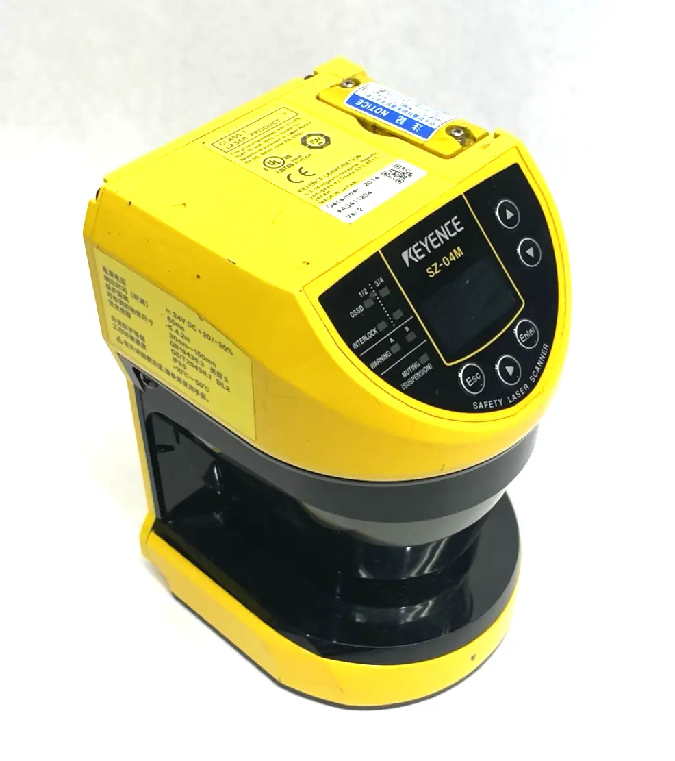 Used KEYENCE Safety Laser Scanner Main Unit, Multi-function Type, SZ Series Sensors Michigan US | Maverick Industrial Sales #1390648