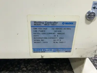 Used NADESCO IWC510031 Welding Machinery (Other) Ohio US | HGR 24 #1329606